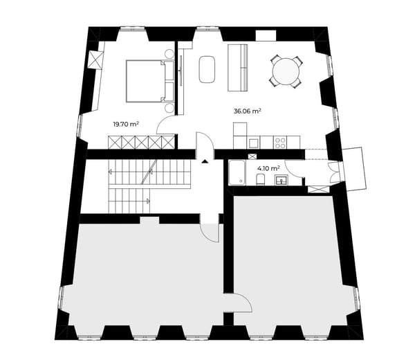Elegante, vollständig renovierte 2.5-Zimmer-Wohnung 4