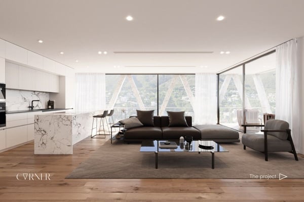 Neue 2.5-Zimmer-Wohnungen mit Loggia im Herzen von Locarno - Residenz Corner 4