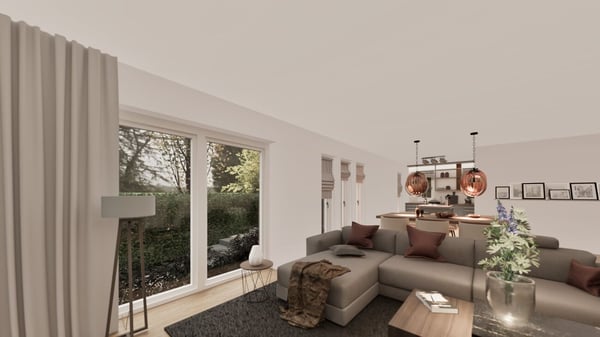 Zwei neue und moderne Häuser mit Garten 4