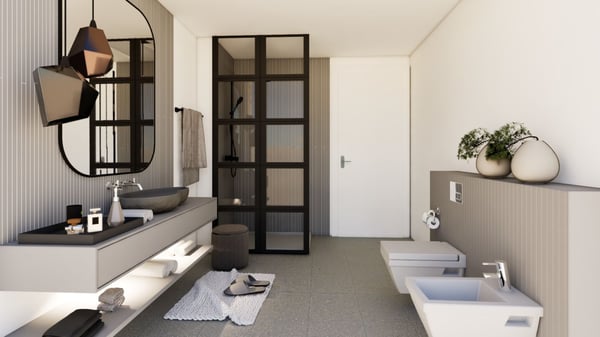 Zwei neue und moderne Häuser mit Garten 9