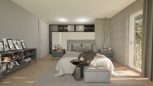 Zwei neue und moderne Häuser mit Garten 8