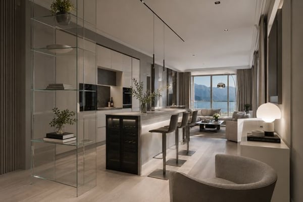 Exklusive 1-Zimmer-Neubauwohnung in Melide – Zeitlose Eleganz, grosszügige Terrassen und Wohnen nahe dem Luganersee 3