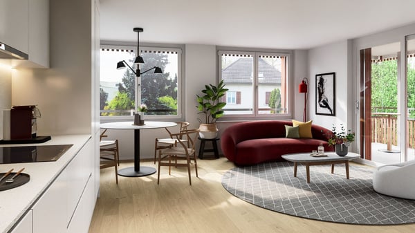 Idylische 2.5-Zimmer-Wohnung 2