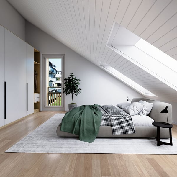 Dachwohnung mit Bergkulisse: 2.5 Zimmer, erweiterbar auf 3.5 Zimmer 3