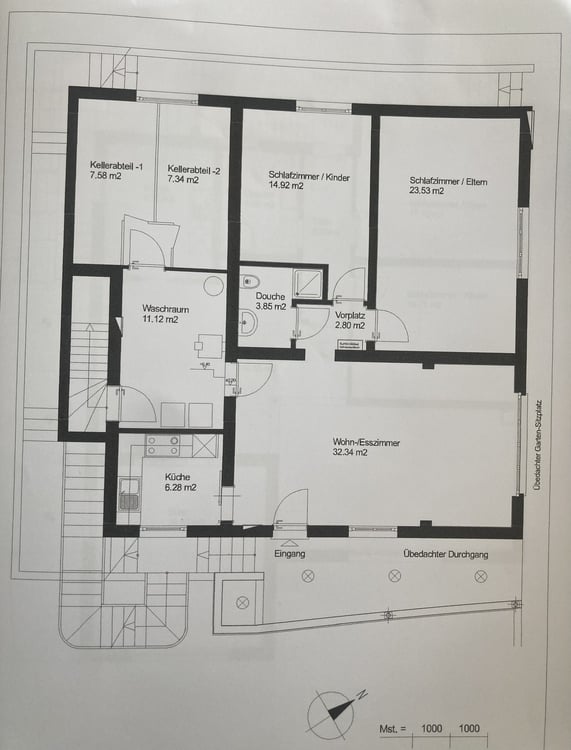 Mehrfamilienhaus (mit 3 Wohnungen, Pool und Garten) im malerischen Carona / Tessin 10