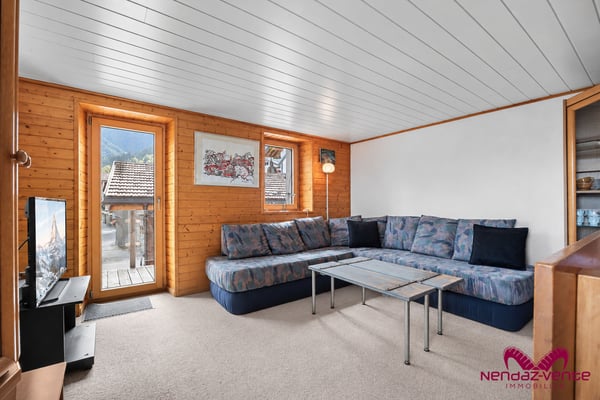 Maison mitoyenne villageoise authentique, à Basse-Nendaz, 4pces 6