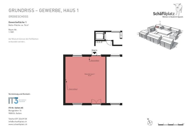 Grosszügiges Gewerbe an Zentraler Lage in Neukirch Egnach zu vermieten 6