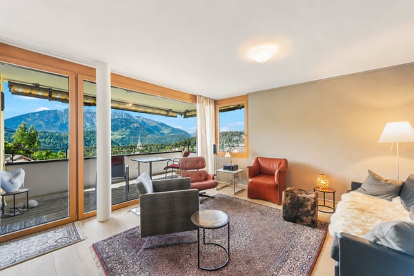 Trin: Wohnung mit Panoramasicht und Wohlfühlambiente 2