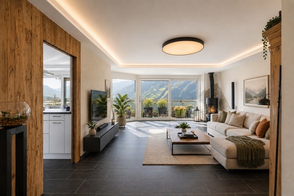 Sonnige Wohnung in Malans mit Weitblick und Balkon 3