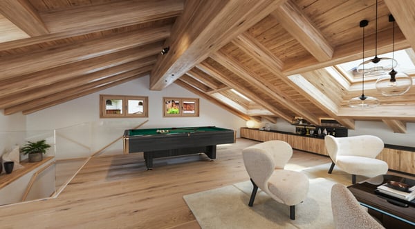 Klosters: Neubau Dachmaisonette mit edlem Interieur und Aussicht 3