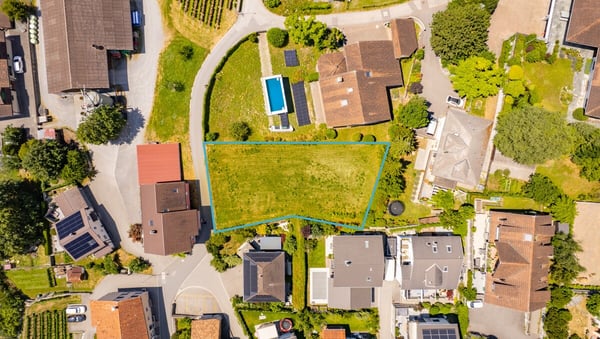 Baulandparzelle in Jenins mit Sonne, Ruhe und Weitsicht 2