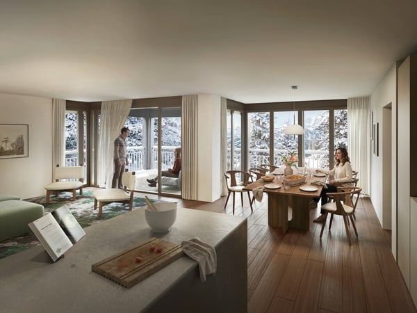 Arosa: alpine Eigentumswohnungen im Projekt SUNNABODA 2