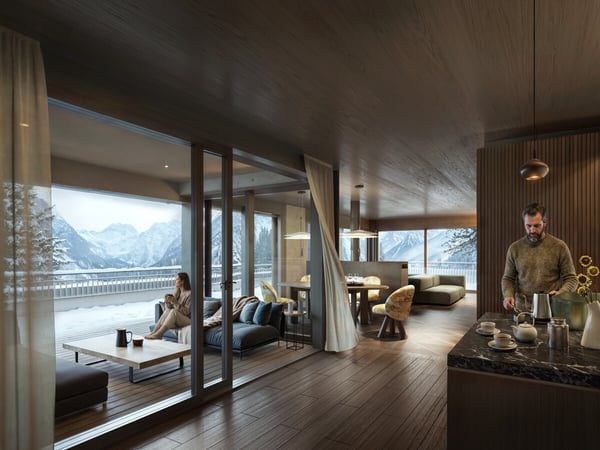Arosa: alpine Eigentumswohnungen im Projekt SUNNABODA 1