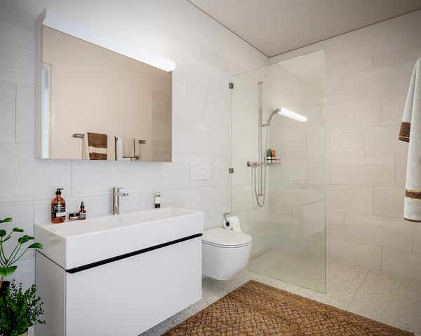 Erstvermietung: Gemütliche Studio-Wohnung mit Gartensitzplatz im Seefe 3