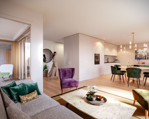 Erstvermietung: Gemütliche Studio-Wohnung mit Gartensitzplatz im Seefe 2