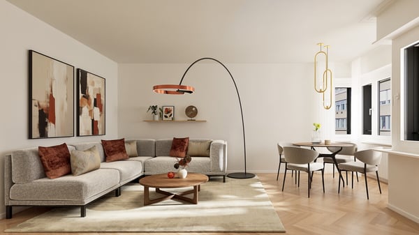 Erstvermietung: Attraktive frisch renovierte 2.5 Zimmer-Wohnungen im H 2