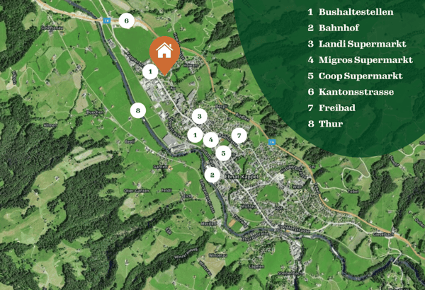 Tiefgaragenplatz an ruhiger Lage in Ebnat-Kappel 3