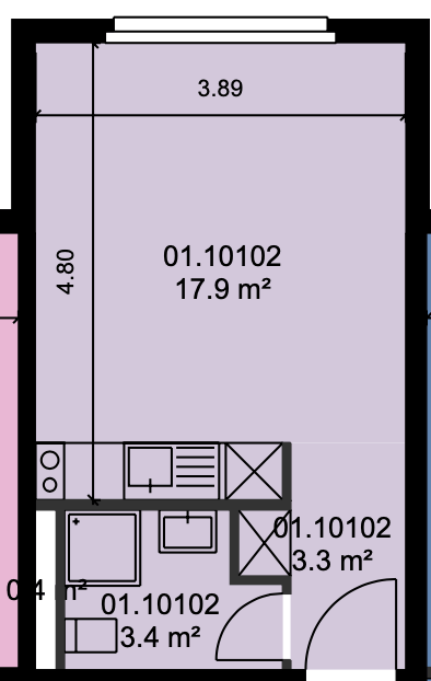 Moderne 1-Zimmer-Wohnung 6