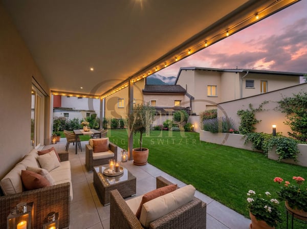 NUOVISSIMO 3.5 LOCALI CON GIARDINO PRIVATO A LUMINO 6