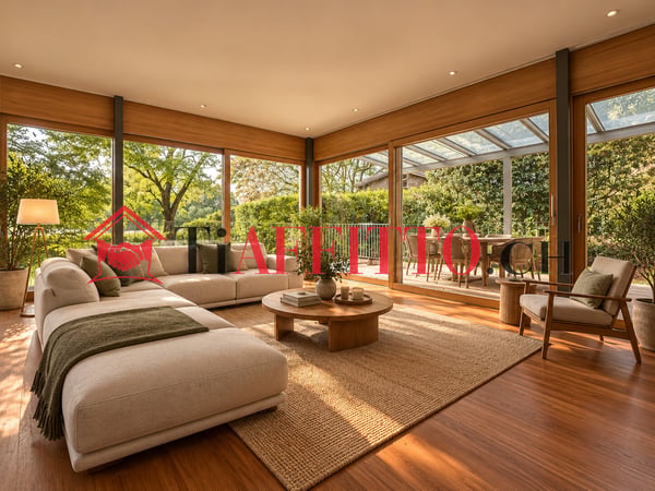 UNA VILLA SOLARE IMMERSA NEL VERDE 5