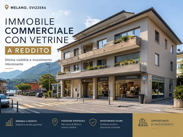 Spazio Commerciale a Melano 1