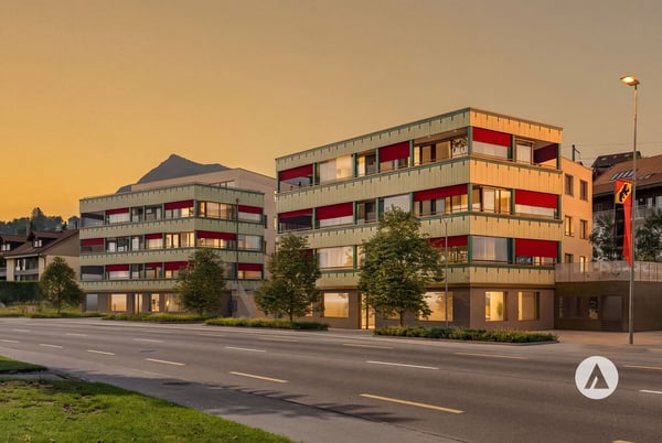 Neubauprojekt Gwattmoos: 3½-Zimmerwohnung im 1. OG, Haus C 4