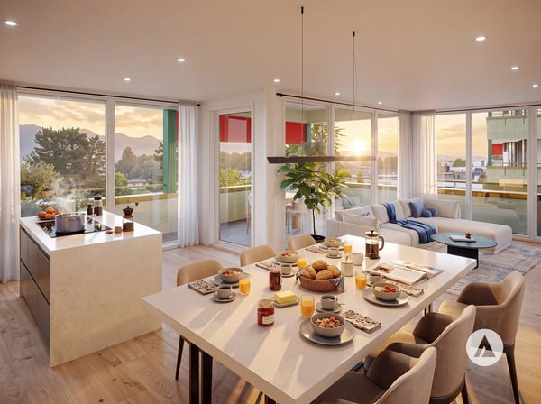 Neubauprojekt Gwattmoos: 4½-Zimmerwohnung im 2. OG, Haus C 2