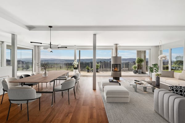 Exklusives Terrassenhaus mit Infinity-Pool und Fernsicht 2
