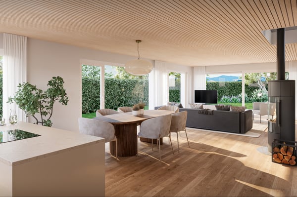 Modernes Doppeleinfamilienhaus mit Alpenblick 1