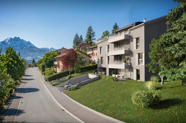 Hochwertige Neubauwohnung mit Blick ins Grüne 2