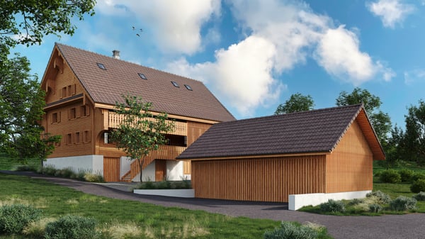 Einfamilienhaus an privilegierter Lage mit bewilligtem Umbauprojekt 1
