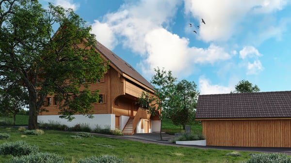 Liegenschaft mit bewilligtem Umbauprojekt in Risch 2