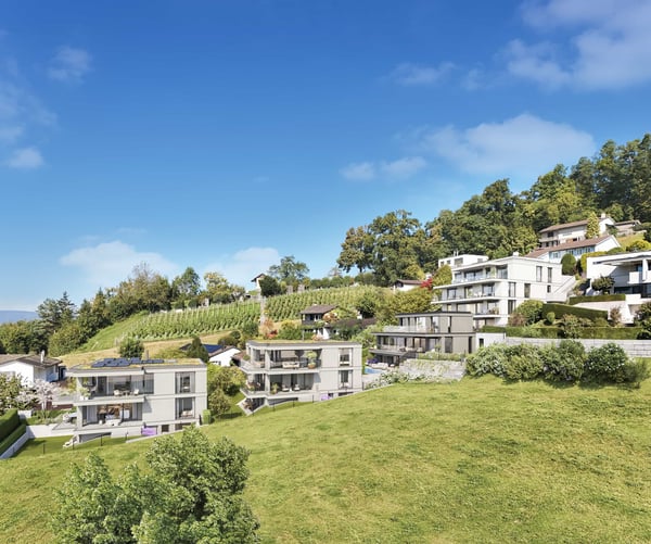 Moderne Gartenwohnung mit gedeckter Terrasse und direktem Liftzugang 3