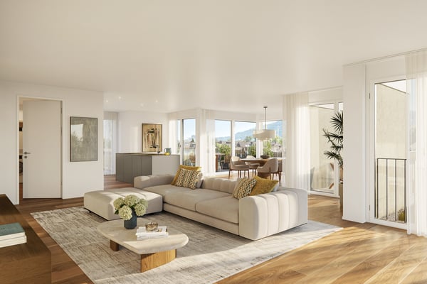 Hochwertige Attikawohnung auf einer ganzen Etage 1