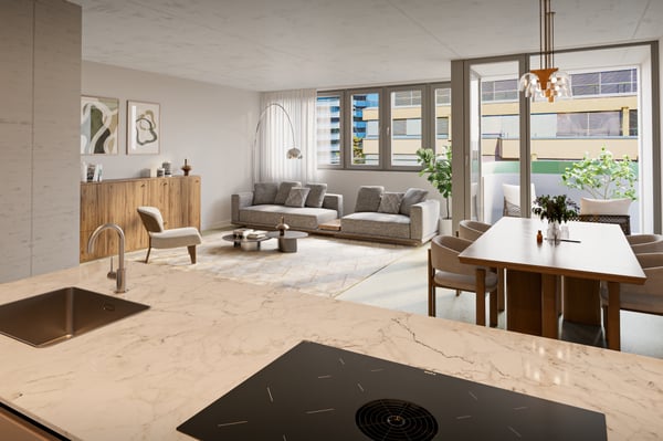 Moderne 3.5-Zimmer-Neubauwohnung in Wollishofen 2