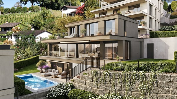 AQUA: Exklusives Einfamilienhaus mit Pool 3