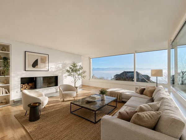 Villa contemporaine avec vue panoramique sur le lac 1