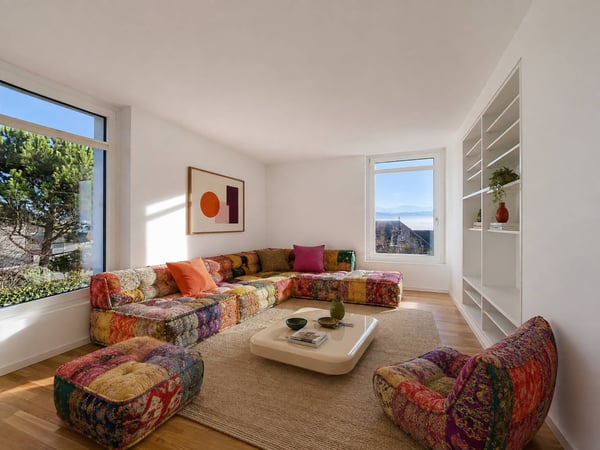 Villa contemporaine avec vue panoramique sur le lac 3
