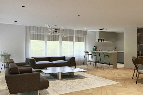 Sofort bewohnbares Zweifamilienhaus + baubewilligtes Projekt 24