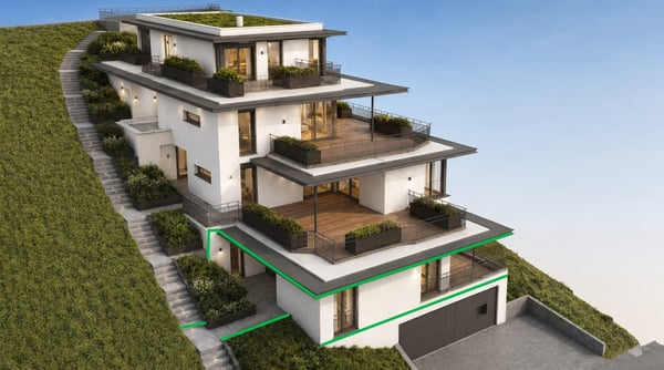 Exklusive 4.5-Zi.-Terrassenwohnung mit Weitsicht in Beringen mieten 3