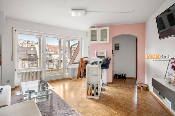 IMMORath.de - Maisonettewohnung mit überdachtem Balkon und TG-Stellpla 3