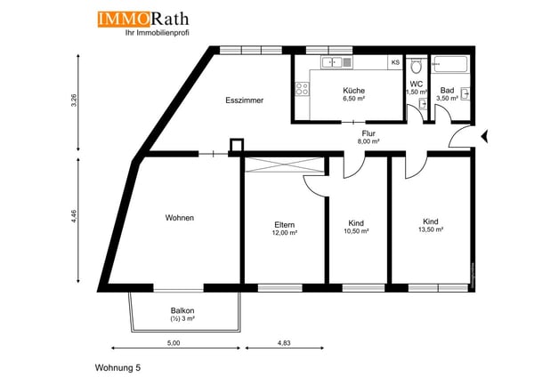 IMMORath.de - 4-Zimmer Wohnung mit Panoramablick - Provisionsfrei! 1