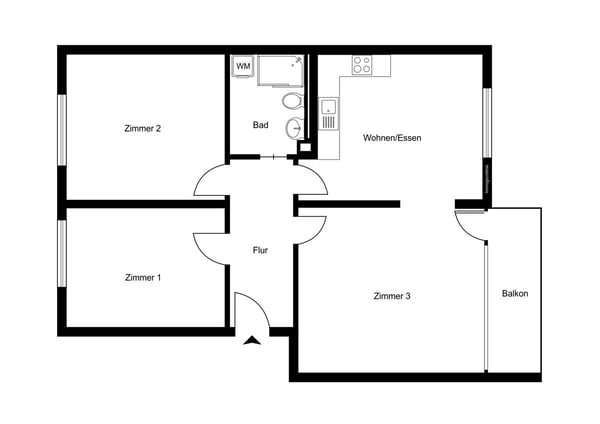 IMMORath.de - 3-Zimmer-Wohnung mit Garagenstellplatz in Freiburg 8