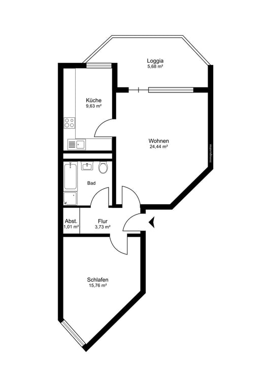 IMMORath - 2-Zimmer-Wohnung mit Loggia und TG-Stellplatz in Denzlingen 11