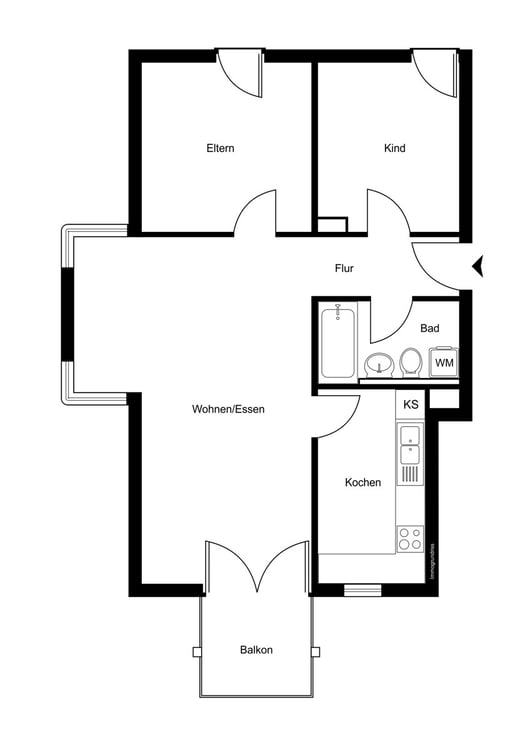 IMMORath.de - Attraktive 3-Zimmer Wohnung mit Balkon in Littenweiler 12