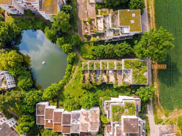 IMMORath.de - Wohnen am See: Idyllische Terrassenwohnung im Grünen 1