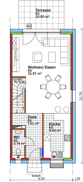 IMMORath.de - Großzügige Doppelhaushälfte mit Terrasse und Garten in E 3