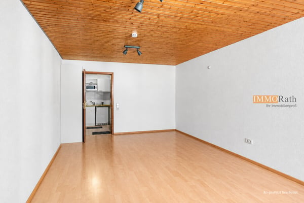 IMMORath.de - Helle 1-Zimmerwohnung im Dachgeschoss 3