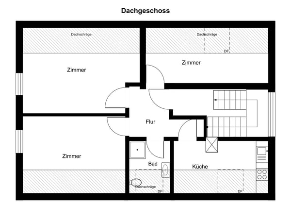 IMMORath.de - WG-geeignete 3-Zimmerwohnung in zentraler Lage in Freibu 7