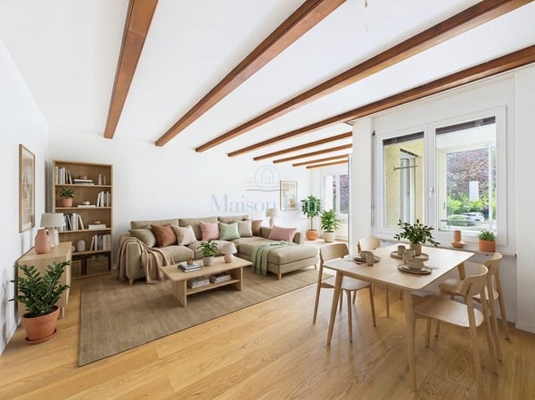 3,5 Zimmer Wohnung - klein im Auftritt, gross im Charakter 1